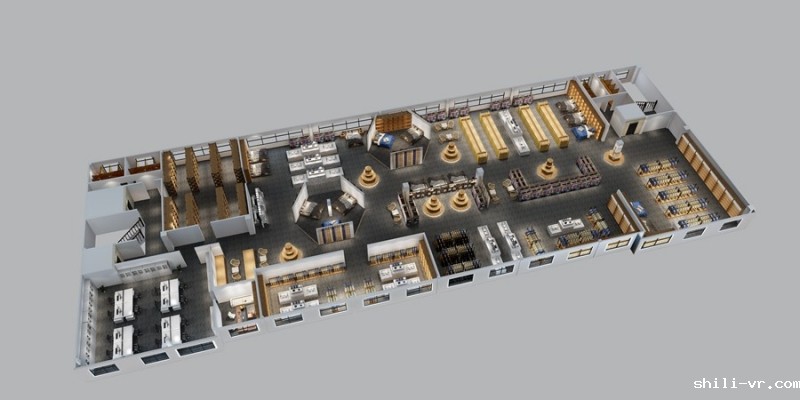 商场一层鸟瞰图