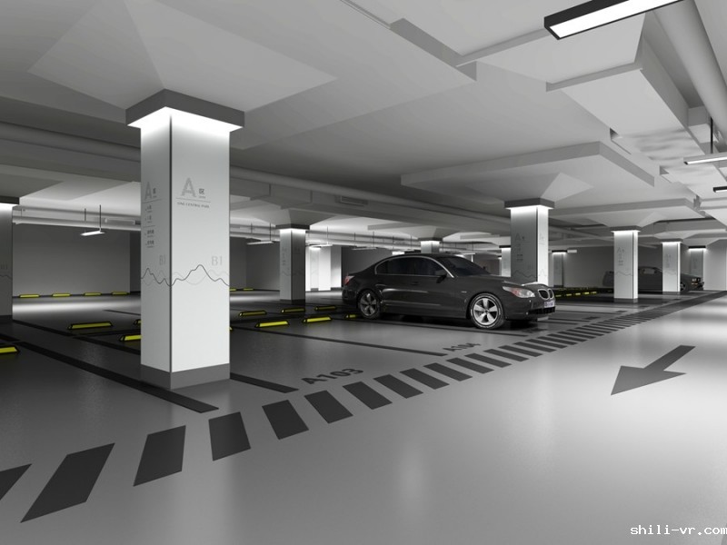 地下车库效果图